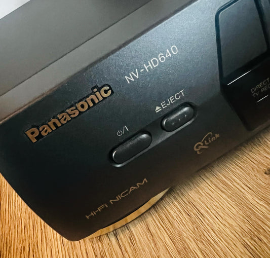 Panasonic NV-HD640 Super Drive VCR + Remote + Scart Lead