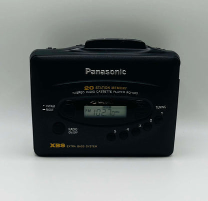 Panasonic RQ-V80 Stereo Cassette Player with Headphones