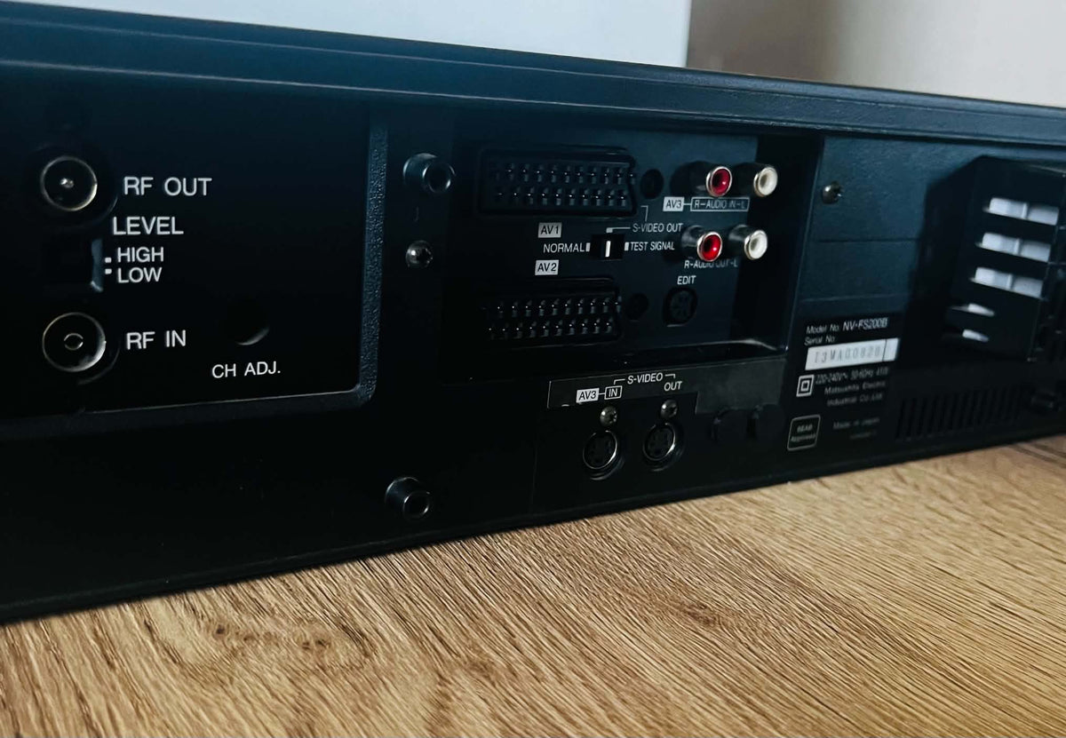 Panasonic NV-FS200B VCR | Fully Working | Remote, Scanner + Extras (Boxed)