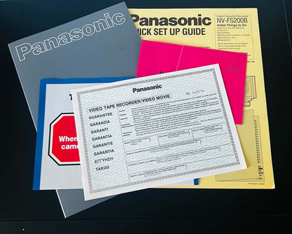 Panasonic NV-FS200B VCR | Fully Working | Remote, Scanner + Extras (Boxed)