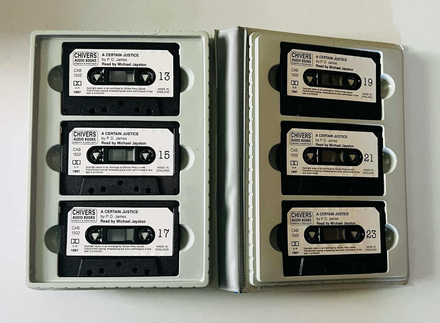 A Certain Justice (P.D. James) (12 Cassettes)