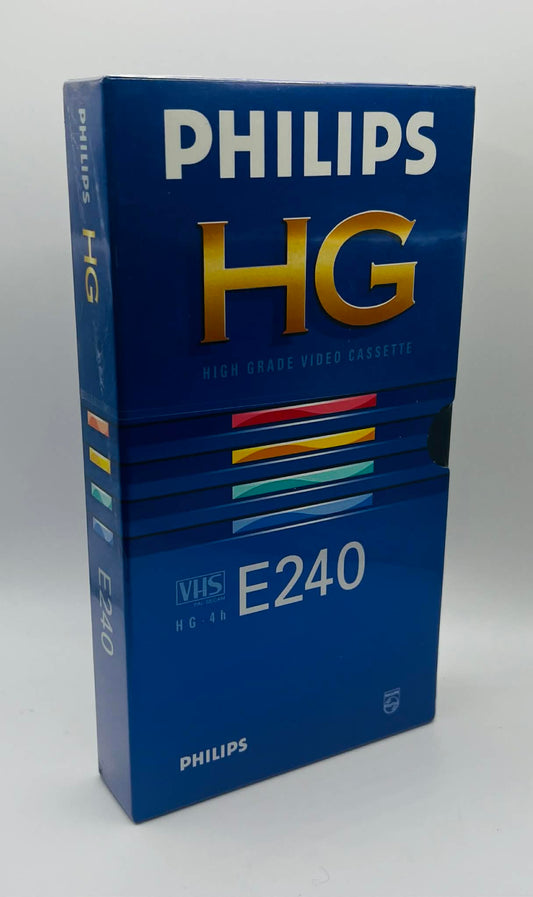 Philips HG E240 Blank VHS Video Tape (NEW SEALED)
