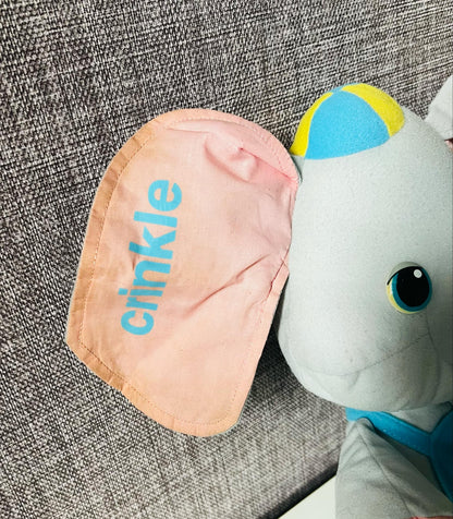 1986 Vintage Playskool Busy Basics Elephant Soft Toy