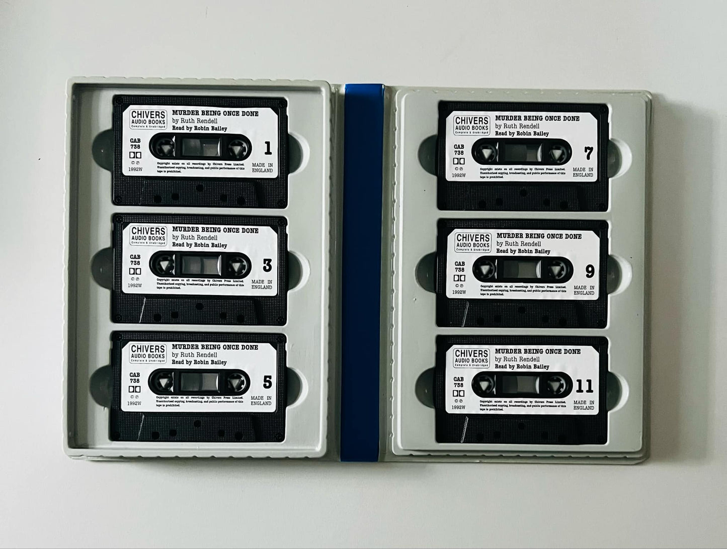 Murder Being Once Done (Ruth Rendell) (6 Cassettes)