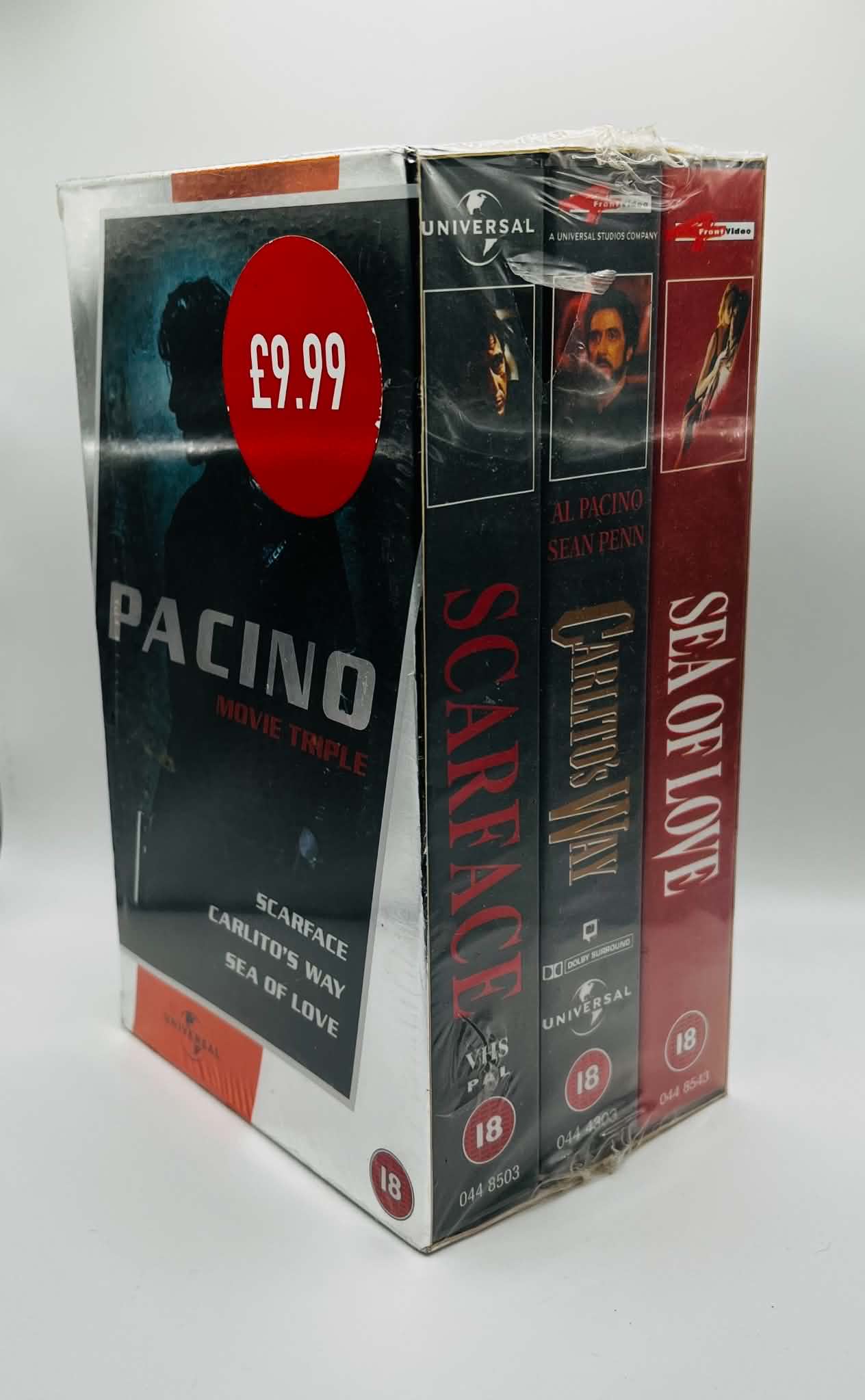 Scarface / Carlito's Way / Sea Of Love Triple Pack (18) (NEW SEALED)