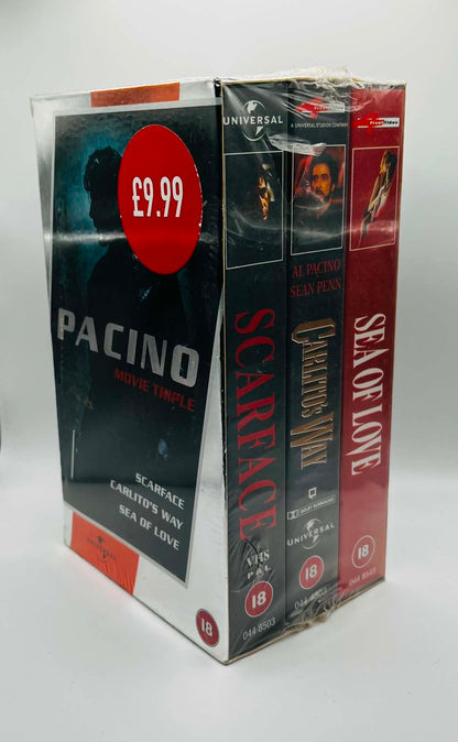 Scarface / Carlito's Way / Sea Of Love Triple Pack (18) (NEW SEALED)