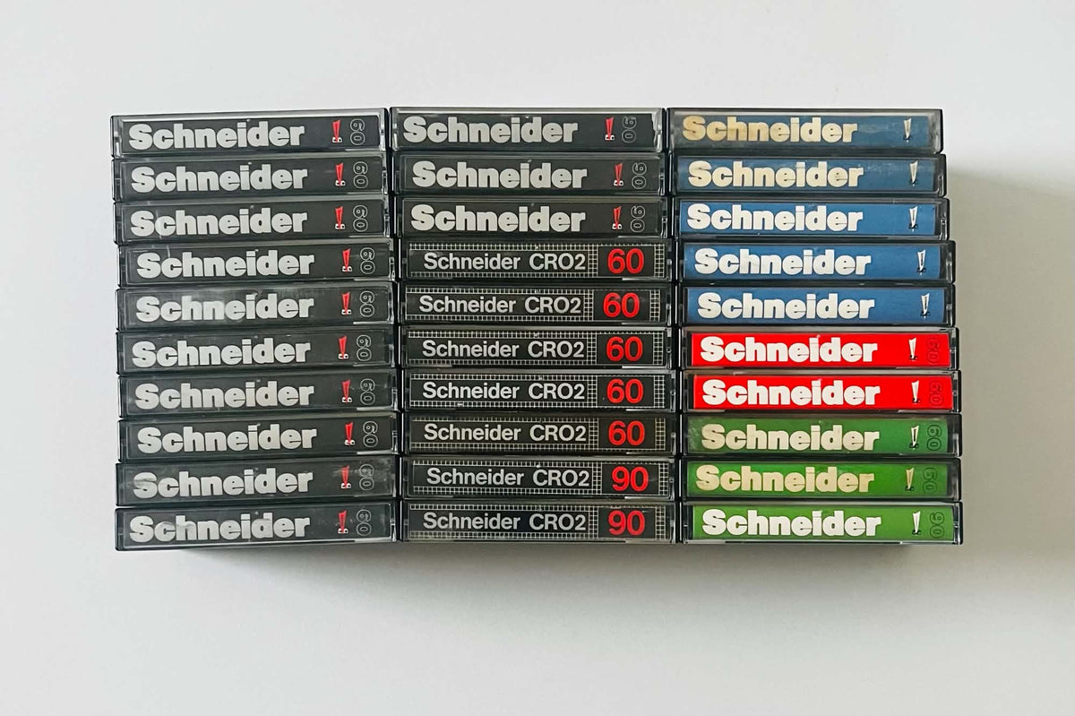 Schneider Recordable Audio Cassette Collection