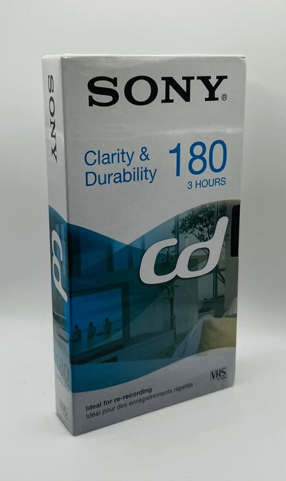 Sony E-180CDG Blank Video Cassette (NEW SEALED)