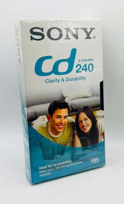 Sony E-240CDG Blank Video Tape (NEW SEALED)