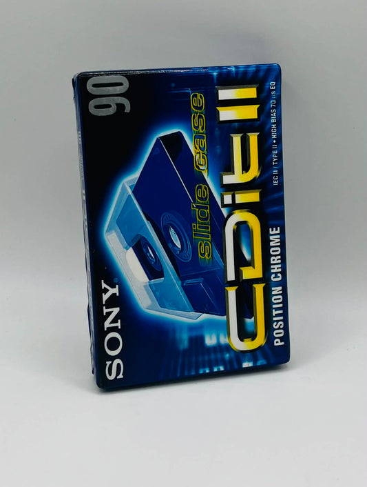 Sony CDit II 90 Chrome Blank Audio Cassette (NEW SEALED)