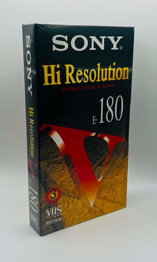 Sony E-180 Blank Video Cassette (NEW SEALED)