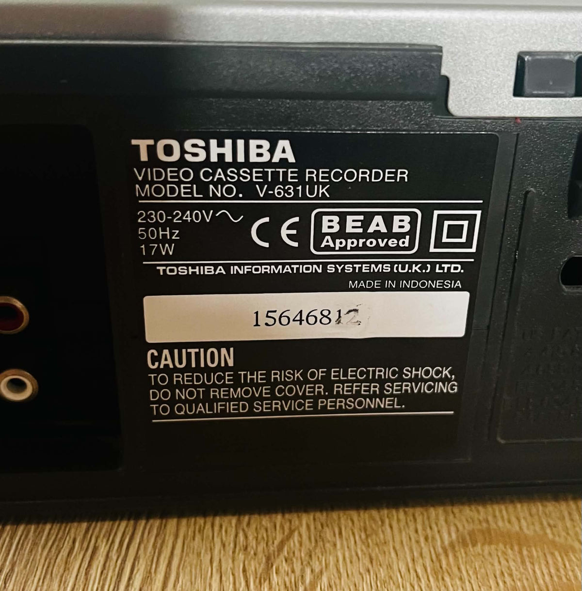 Toshiba V-631UK VCR | Fully Working | Remote + Extras