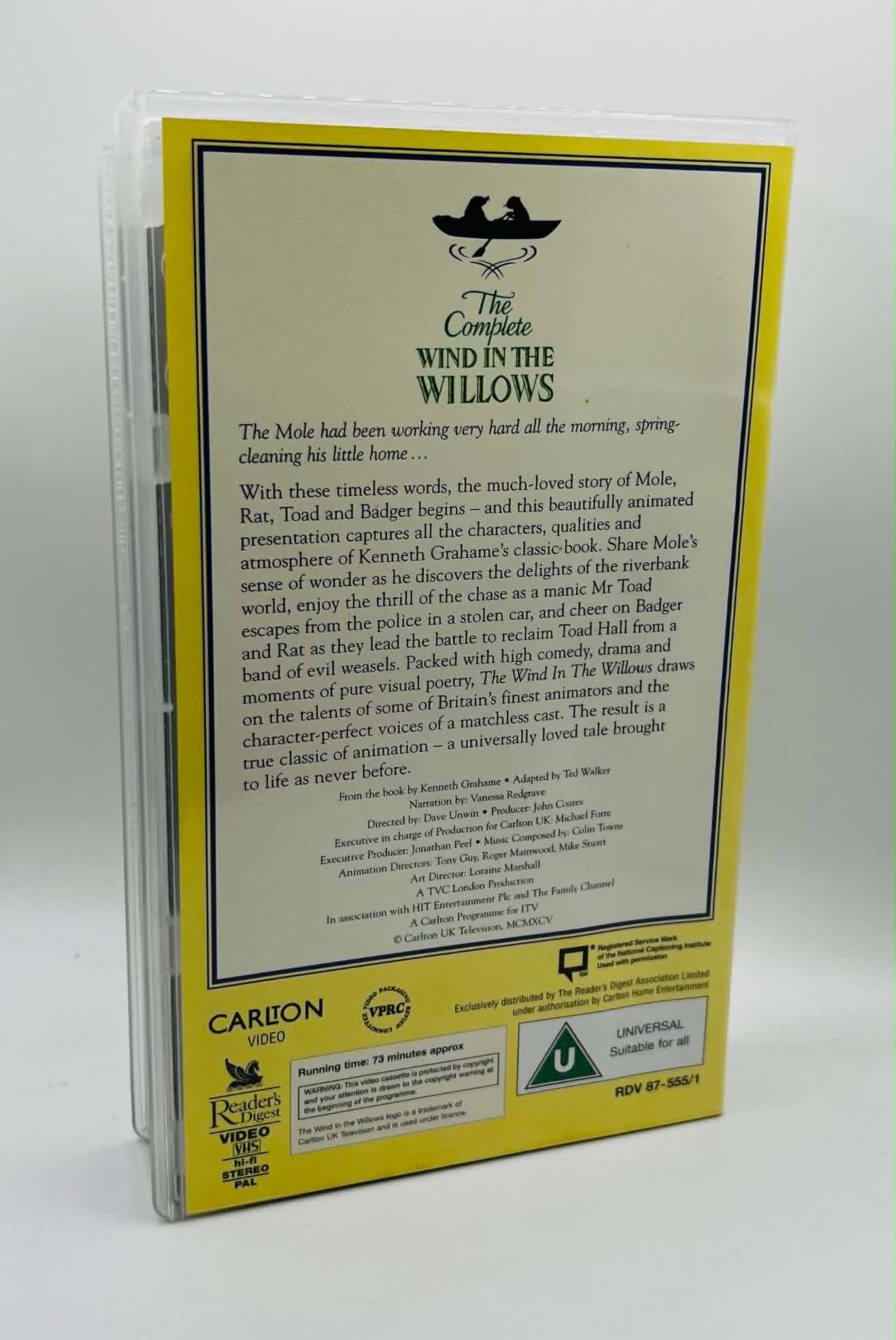 The Complete Wind In The Willows Volumes 1 & 2 (U) (NEW SEALED)