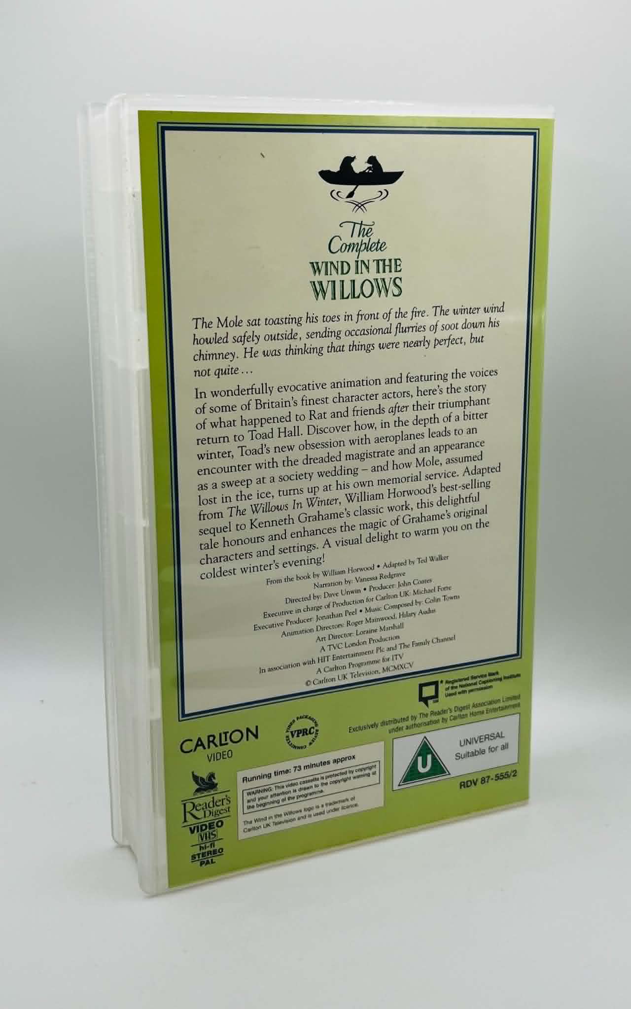 The Complete Wind In The Willows Volumes 1 & 2 (U) (NEW SEALED)