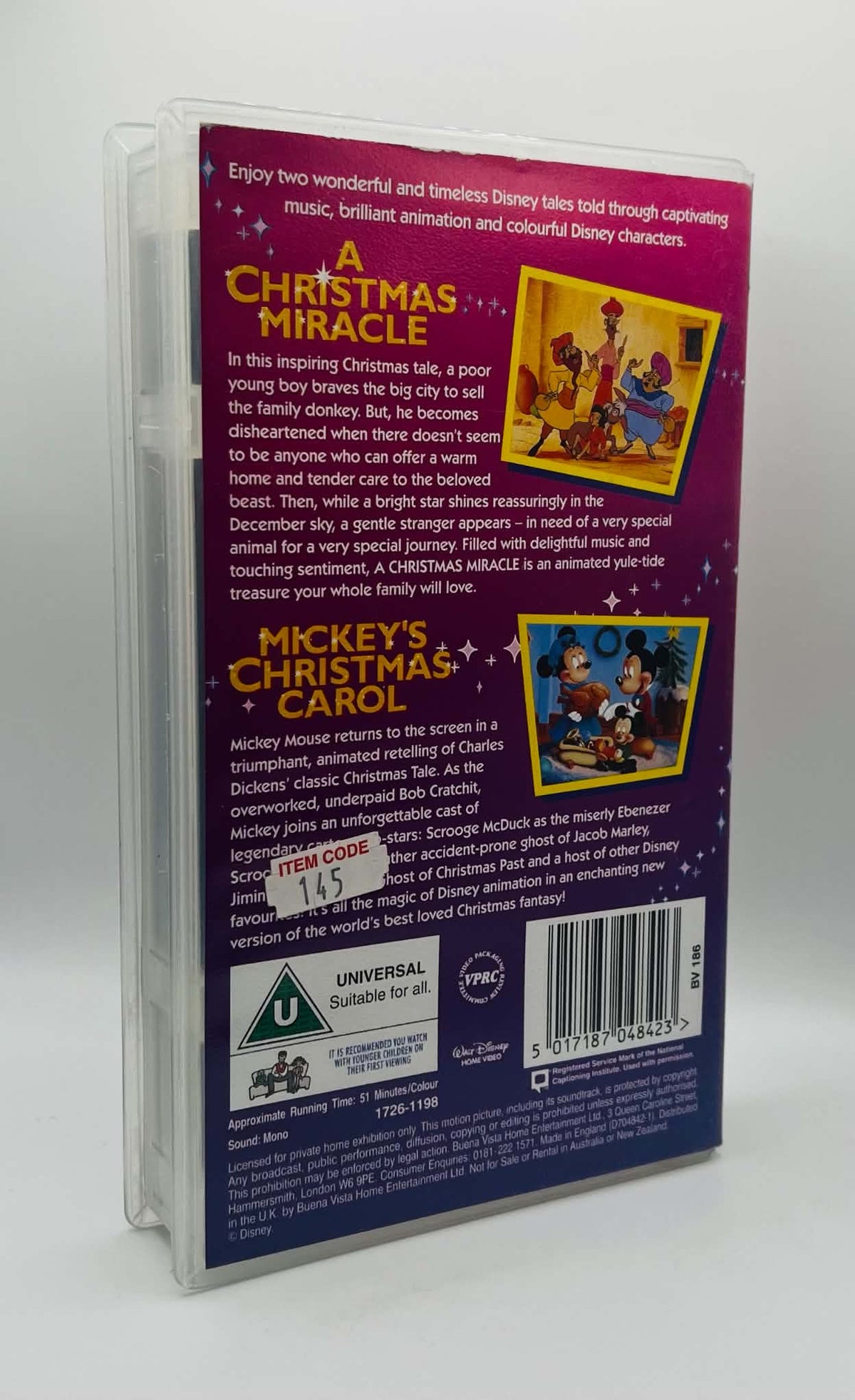 A Christmas Miracle + Mickey's Christmas Carol (U)